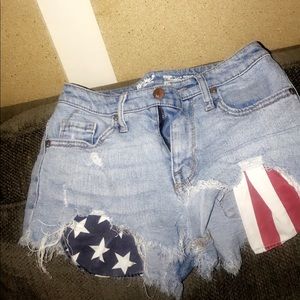 American Flag Shorts